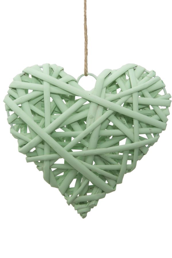 Decorazione heart grande cm 25x4 Set 10 pezzi