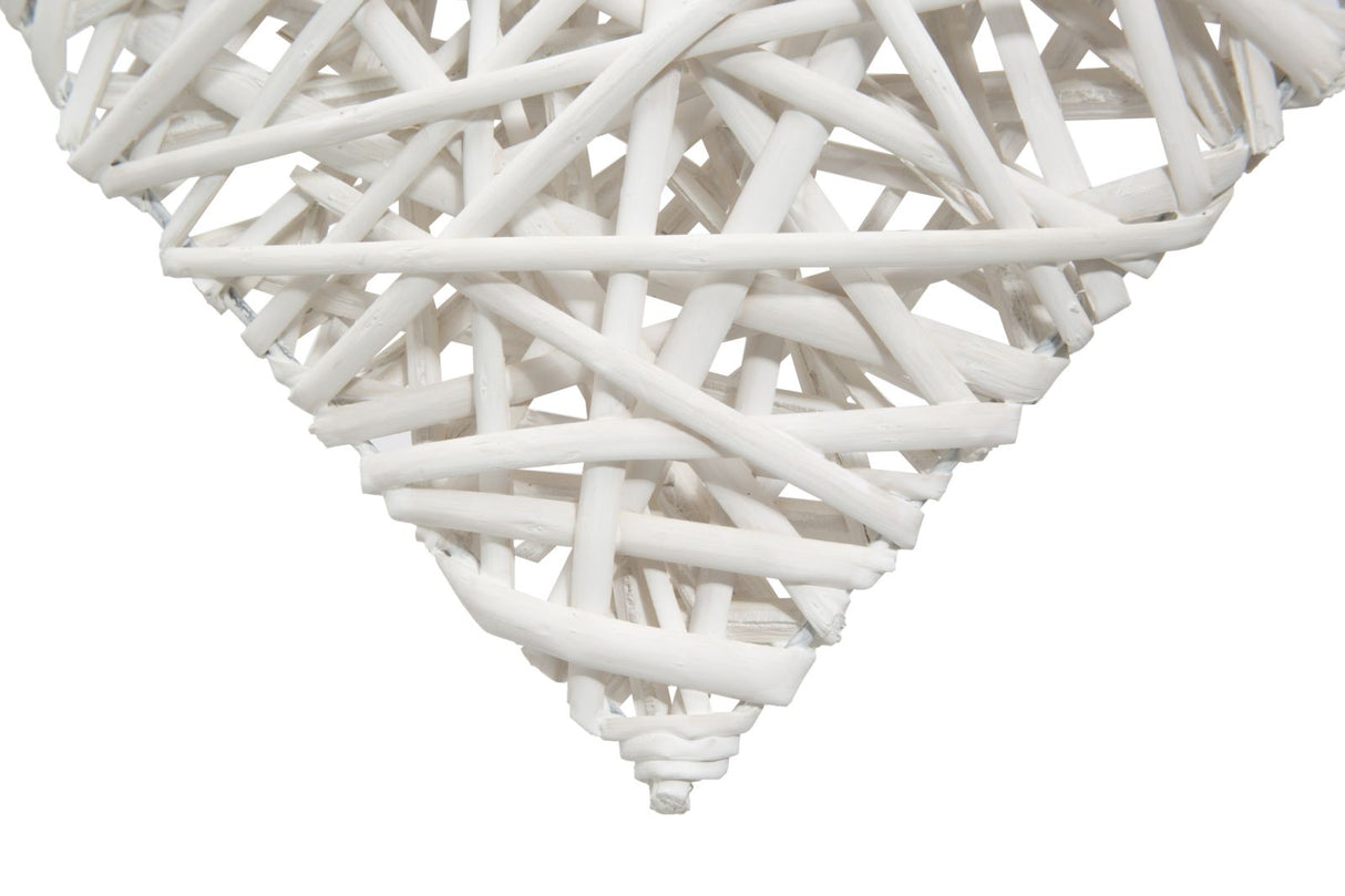 Decorazione heart grande cm 25x4 Set 10 pezzi