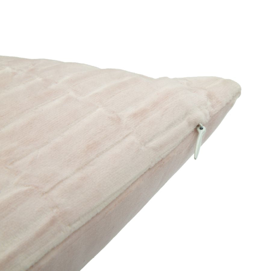 Set 02 Pezzi Cuscini in tessuto rosa cm 45x45x10