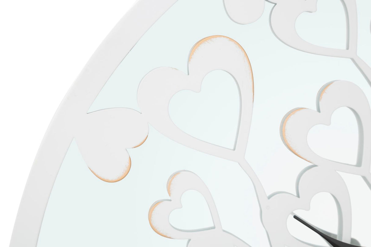 Orologio Da Muro White Heart/Tree Cm Ø 55X4,5