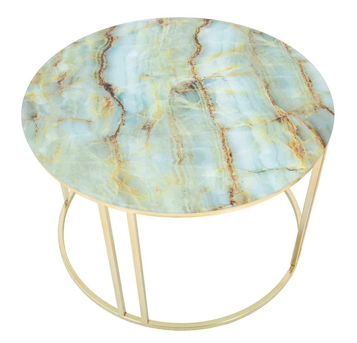 Tavolo Da Caffe’ effetto marmo