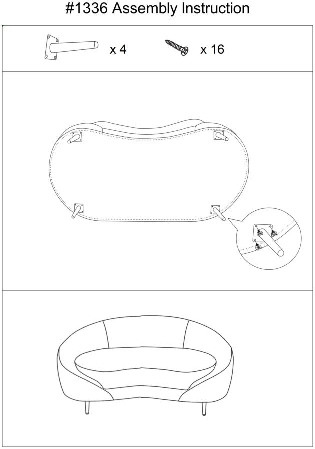 Divano 3 Posti Oslo Con cuscini Nero Cm 185X84X68