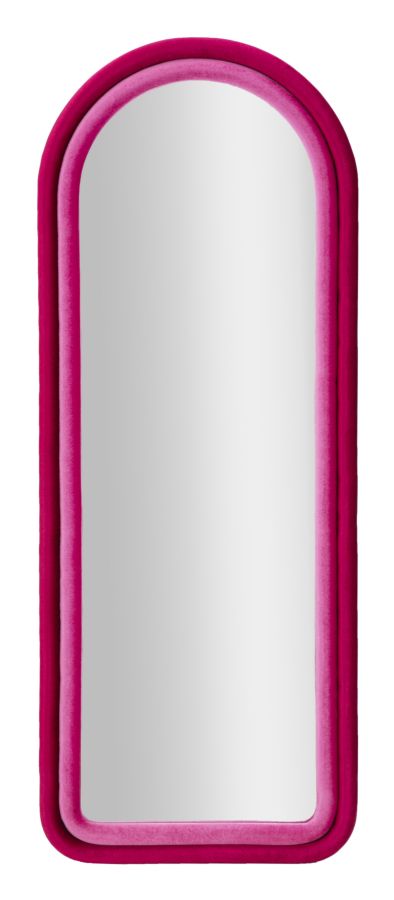 Specchio Da Muro Cloe Velluto Cm 60X4X160