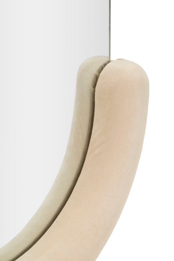 Specchio Da Muro Chantal Velluto Cm 60X7X160