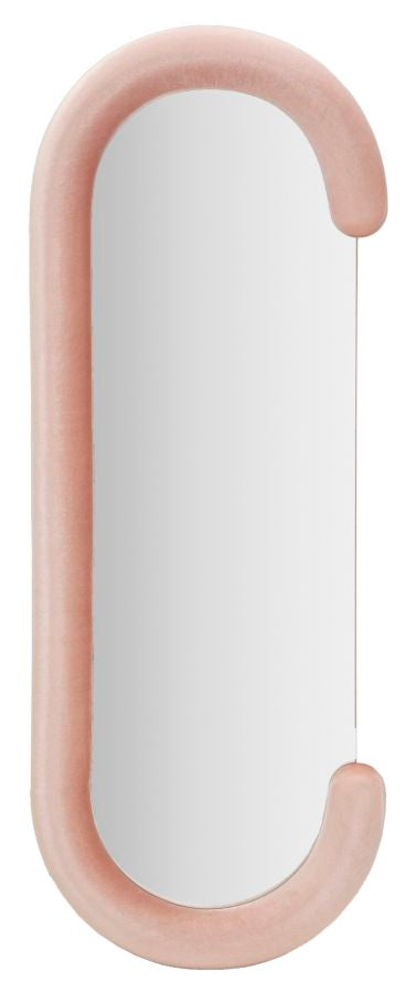 Specchio Da Muro Chantal Velluto Cm 60X7X160