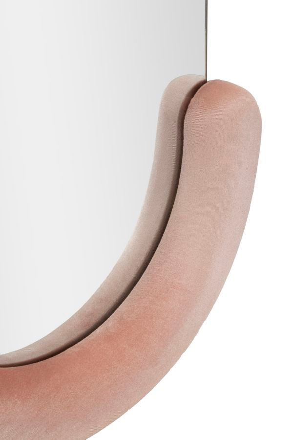 Specchio Da Muro Chantal Velluto Cm 60X7X160