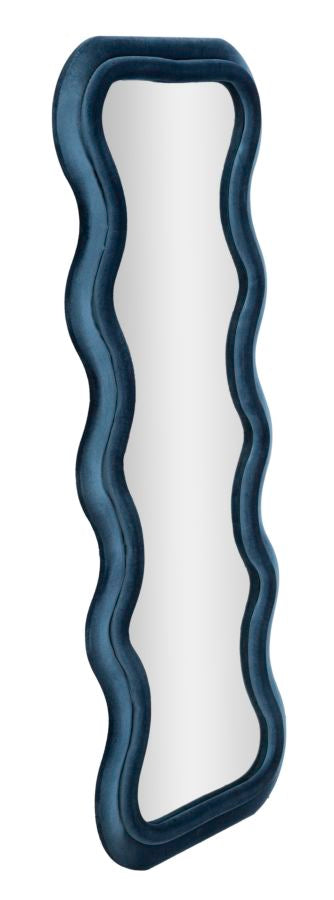 Specchio Da Muro Emily Velluto Cm 60X6X160