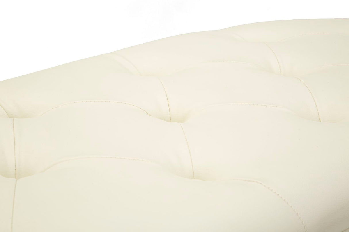 Panca Sharon con Cassetti con gambe argentate rivestita in morbido velluto