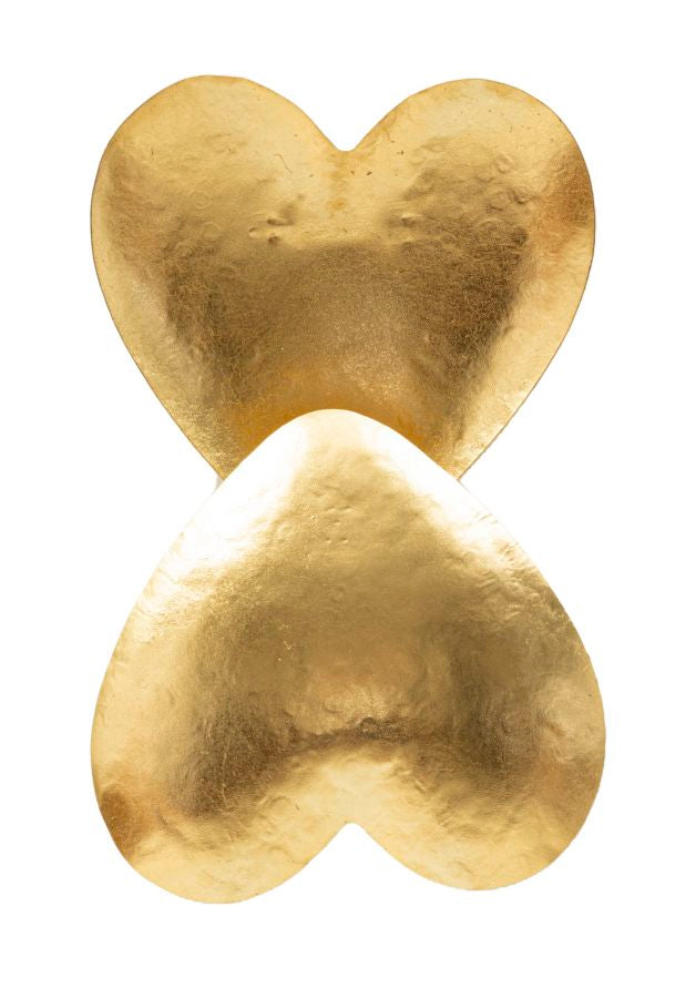 Lampada da parete con 1 punto luce in metallo dorato