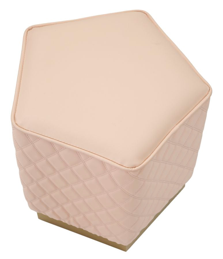 Puff Rosa Pentagonale Sharon CM 35X35X38