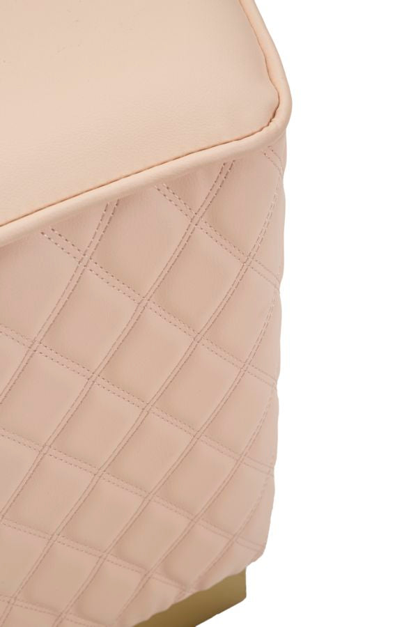 Puff Rosa Pentagonale Sharon CM 35X35X38