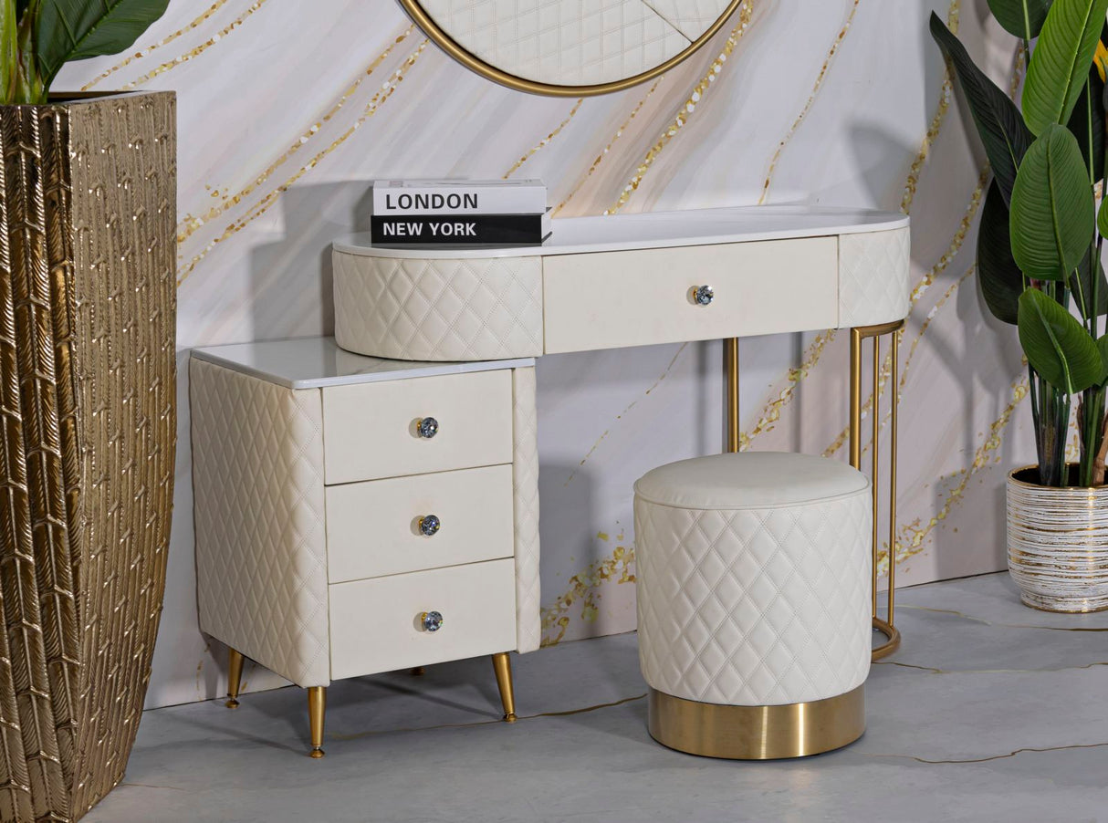 Toeletta Sharon C/Puff cm120x40x75