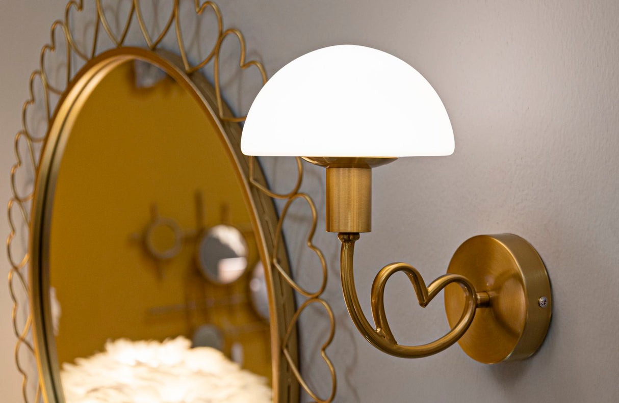 Lampada da muro Lovy in metallo