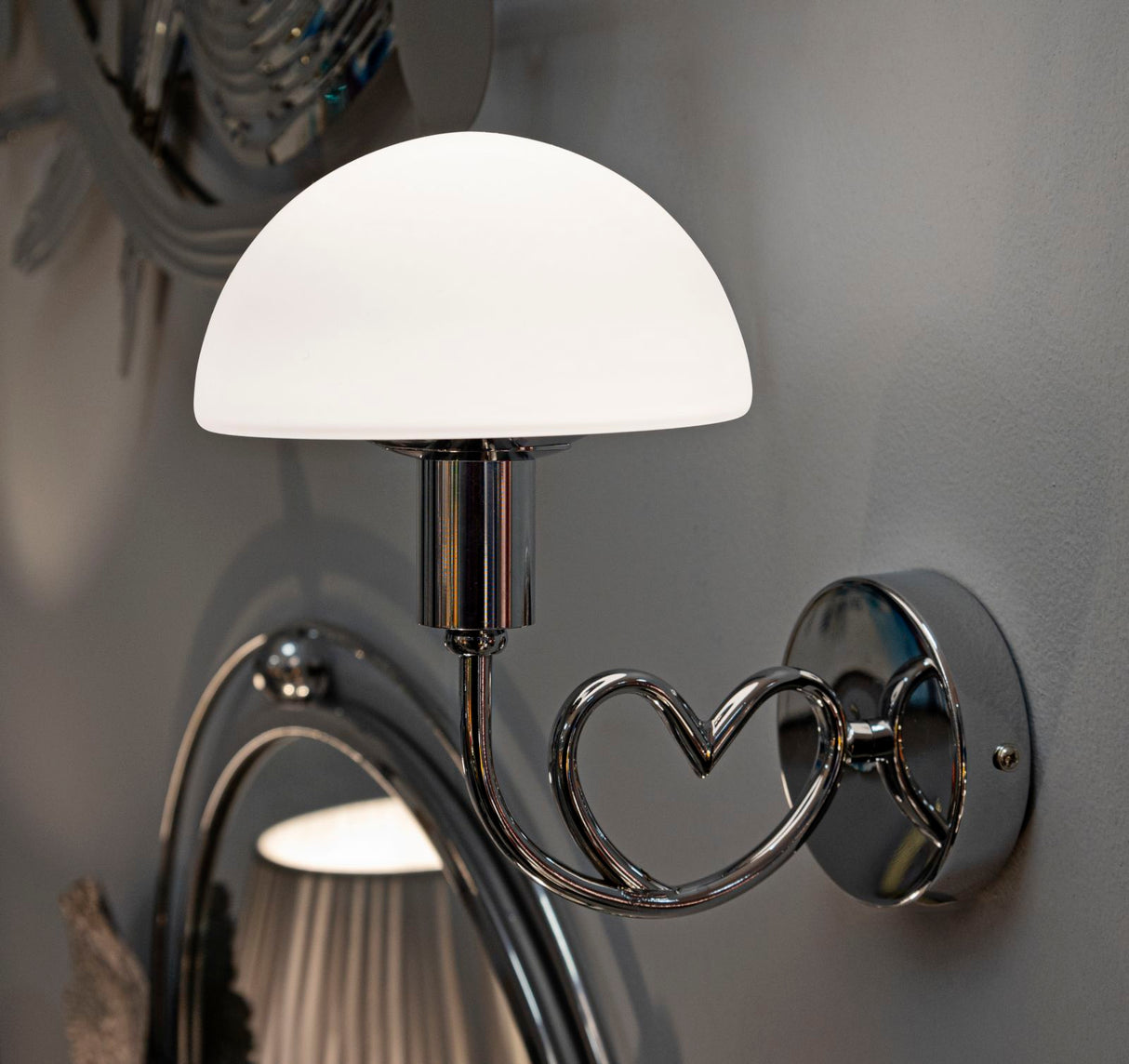 Lampada da muro Lovy in metallo