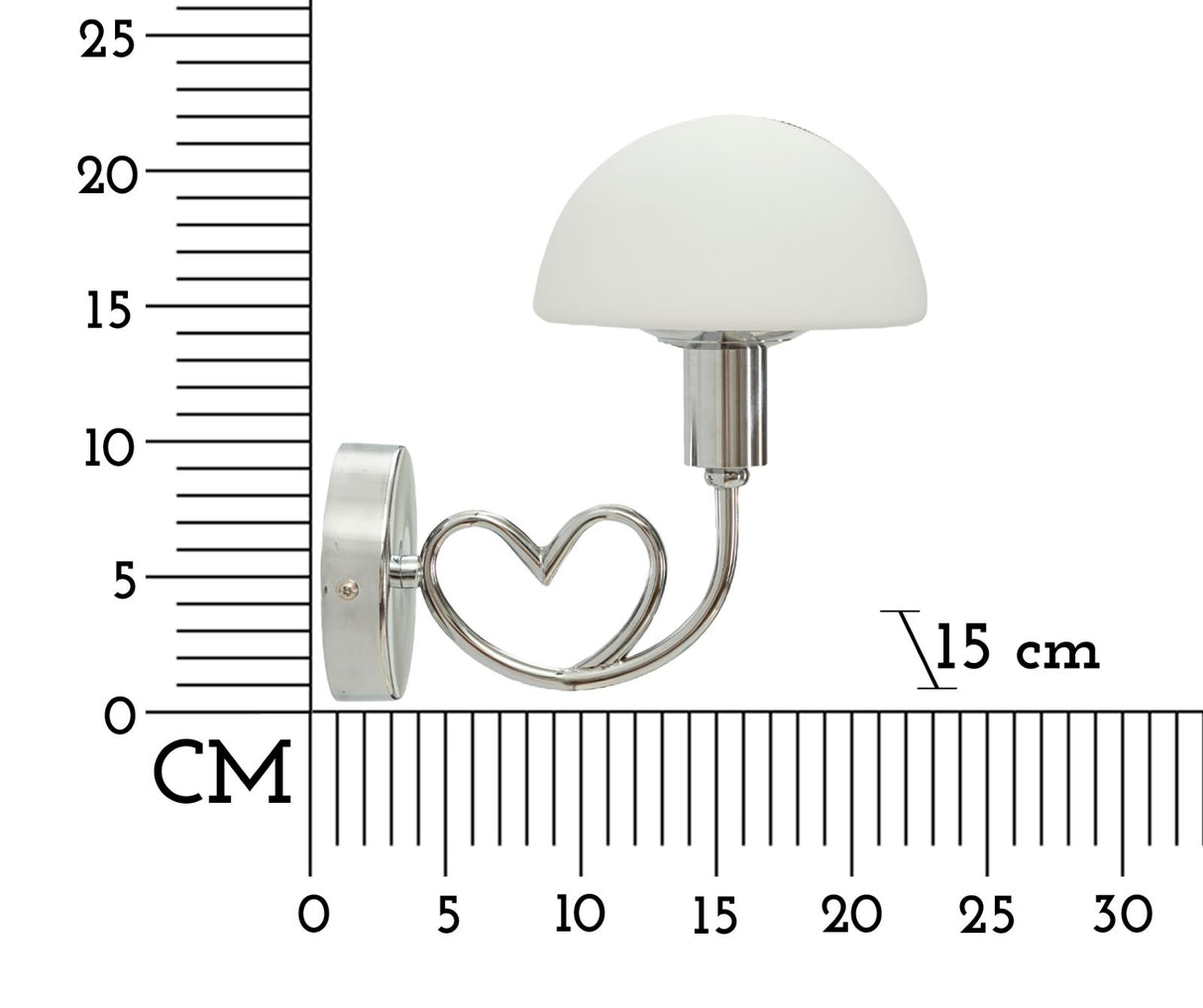 Lampada da muro Lovy in metallo