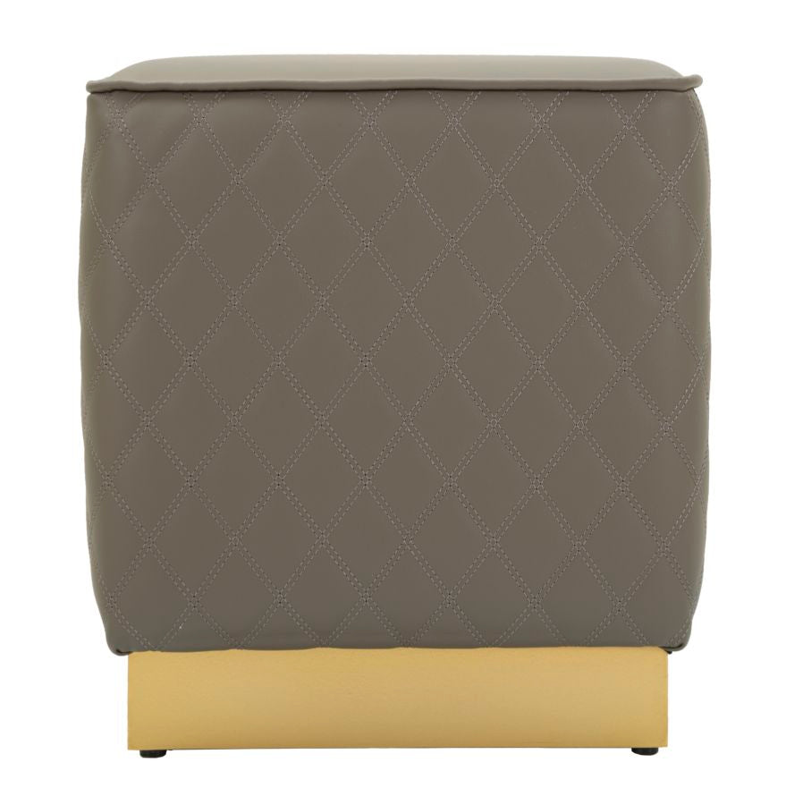 Puff Grigio Quadrato Sharon CM 35X35X38