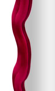 Specchio Da Muro Emily Velluto Cm 60X6X160