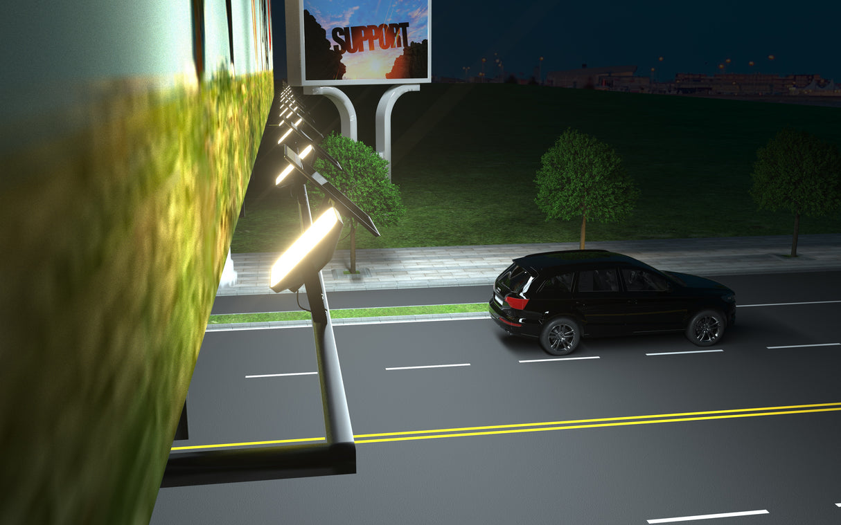 Faro ad Energia solare con Telecomando 4800 Lumen