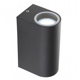 Applique da parete moderno  per Interno ed Esterno 2xGU10 doppio flusso