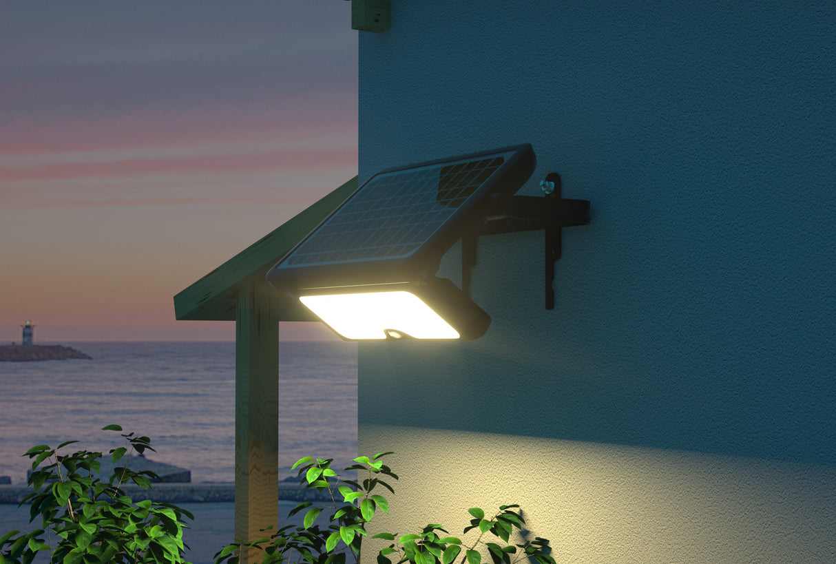 Faretto/Proiettore ad Energia Solare Led 10W - 1150Lumen 5-in-1 Multifunzionale