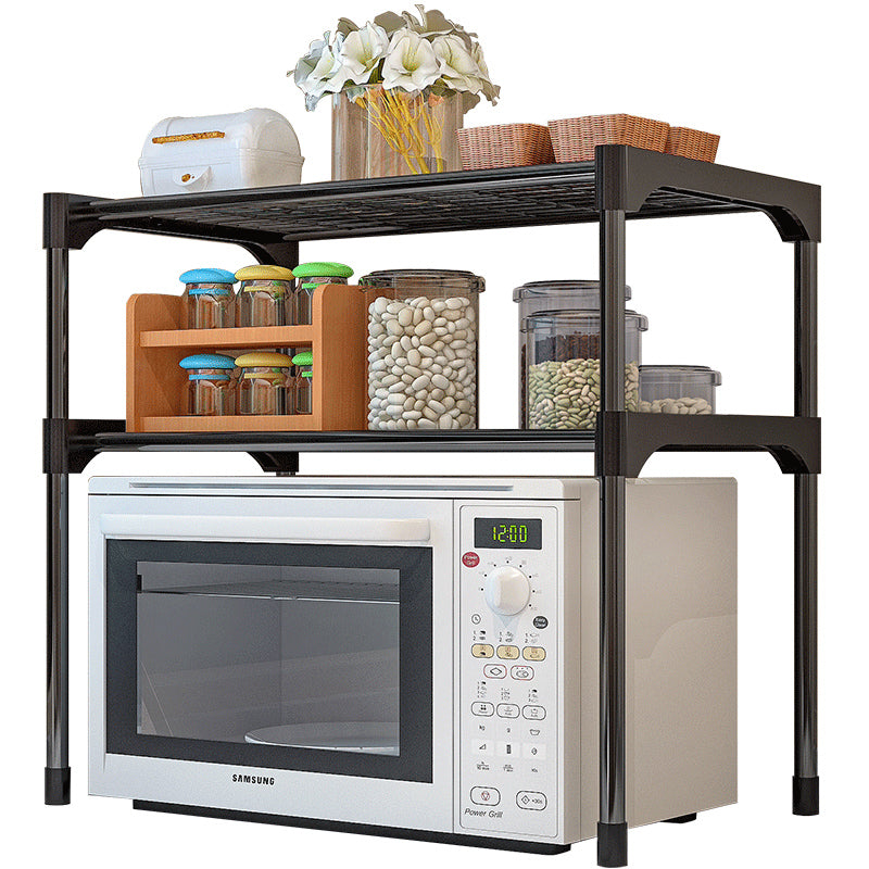 Scaffale realizzato con tubo in metallo 2  piani in metallo Misure 57x30x48 cm