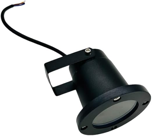 Faretto orientabile nero con picchetto GU10 da esterno per giardino ideale come segnapassi o per illuminare le piante del tuo giardino