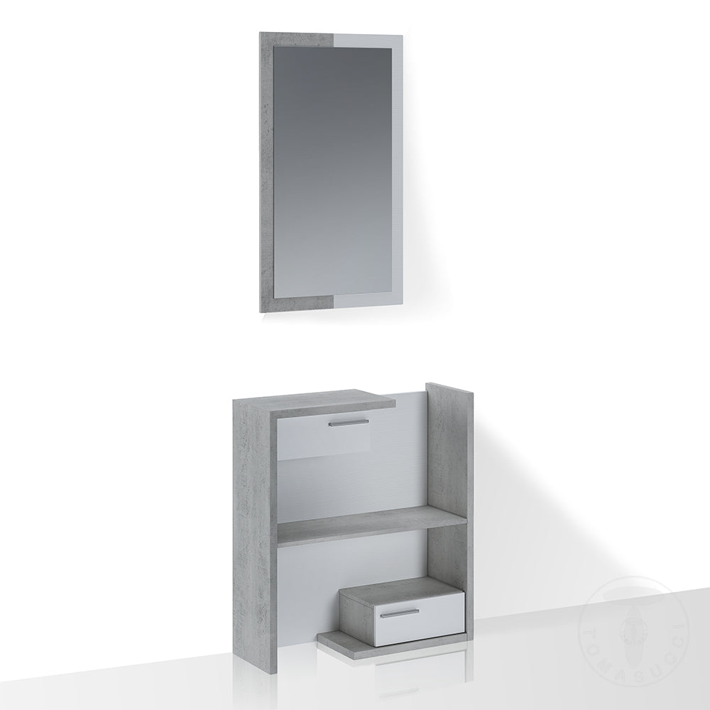 Ingresso realizzato con pannelli ecologici di particelle di legno