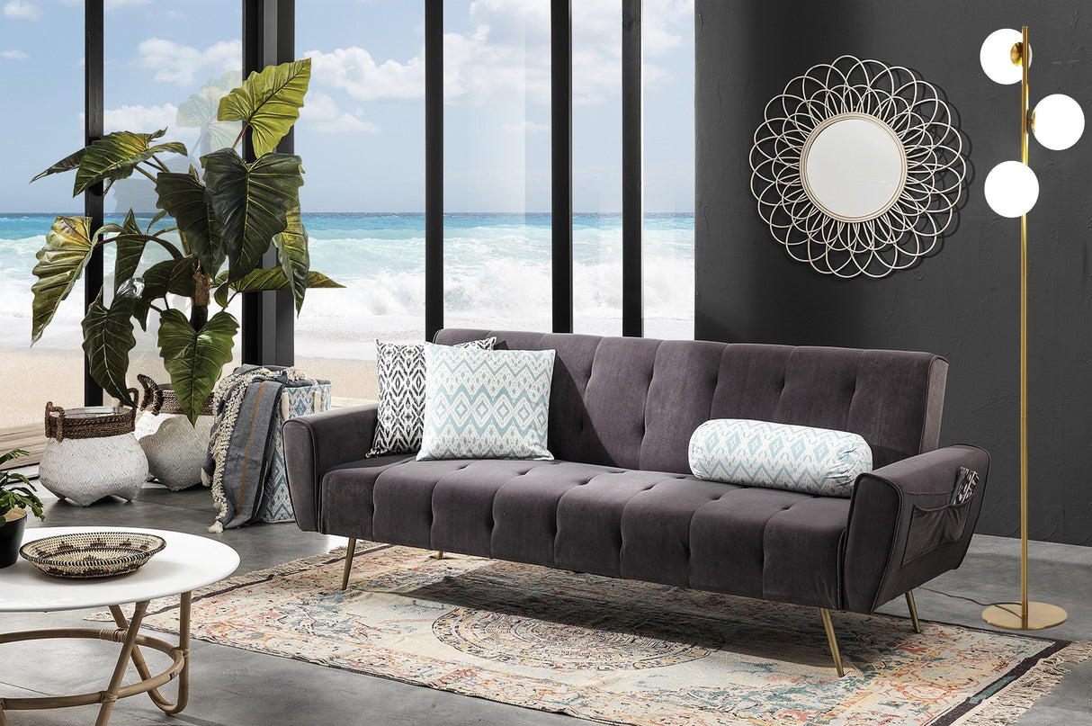 Lampada da terra struttura in acciaio finitura Ottone