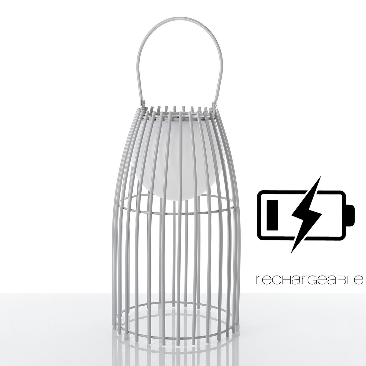 Lampada da tavolo Big senza cavo con luce regolabile in 3 intensità