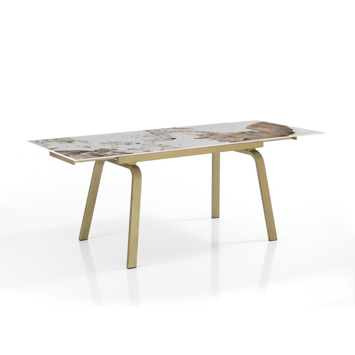 Tavolo Allungabile finiura marmo onice lucido