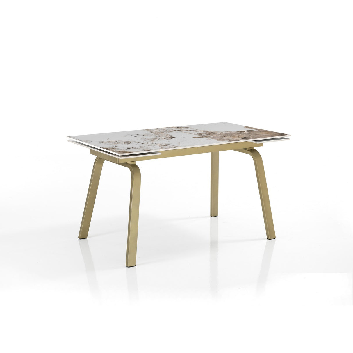 Tavolo Allungabile finiura marmo onice lucido