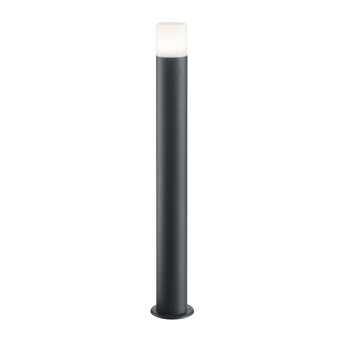 Paletto/Bollard da giardino in alluminio presoffuso Grigio Scuro H.100cm ideale per vialetti, sentieri, arredo giardino