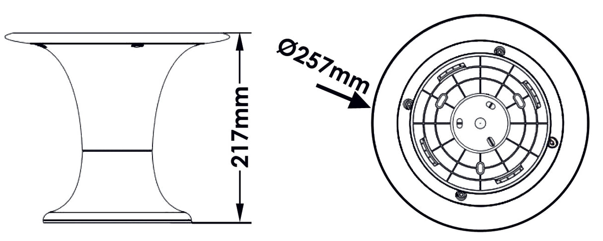 Lampioncino a Colonna Solare da esterno 2200 Lumen