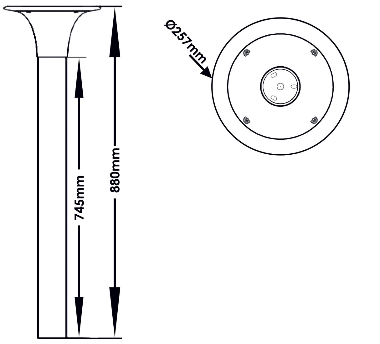 Lampioncino Solare da Giardino 2200 Lumen