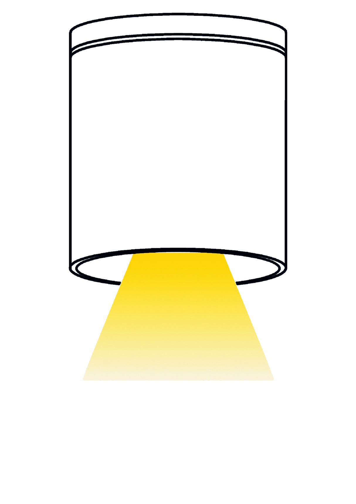 Faretto Tondo da soffitto in alluminio presoffuso per Interni ed Esterni