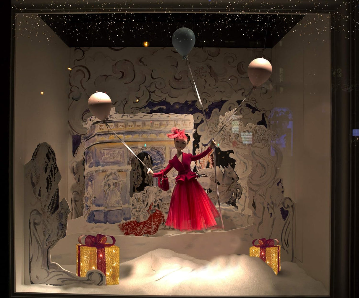 Set 3 pacchi regalo con luci a Led bianco caldo, con box batterie e Timer, ogni pacco dispone del suo box batterie (Batterie incluse nella confezione) Idea regalo