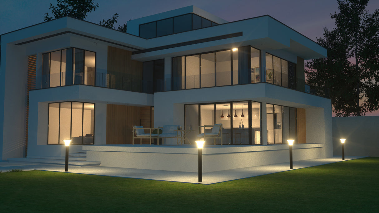 Lampioncino Solare da Giardino 2200 Lumen