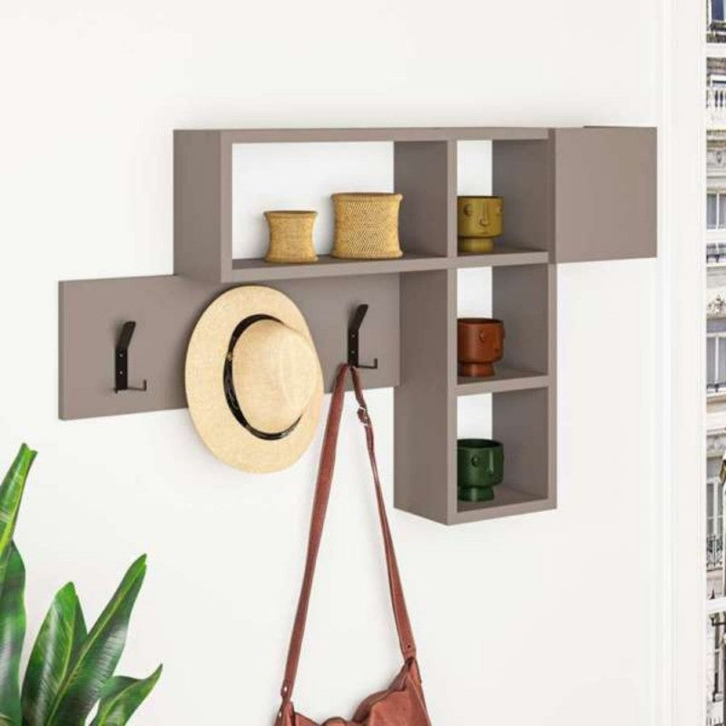 Appendiabiti da parete light mocha