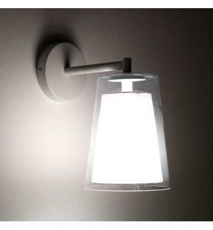 Applique realizzato in vetro Trasparente