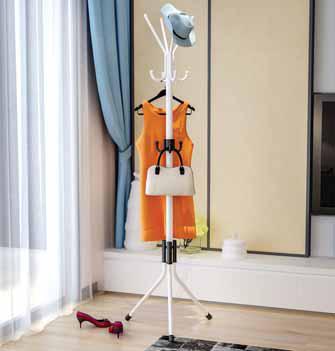 Appendiabiti in metallo Verniciato diametro del tubo 32mm Misure 50 x 176 cm