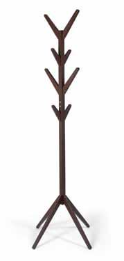 Appendiabiti da Terra in legno Pino con Montante centrale 38x38 mm con 8 appendini