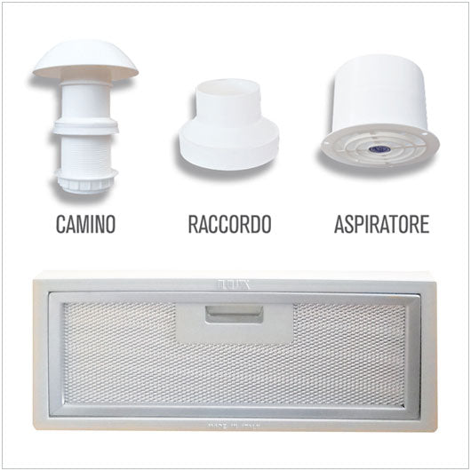 LUX161 Kit cappa aspirante 12V