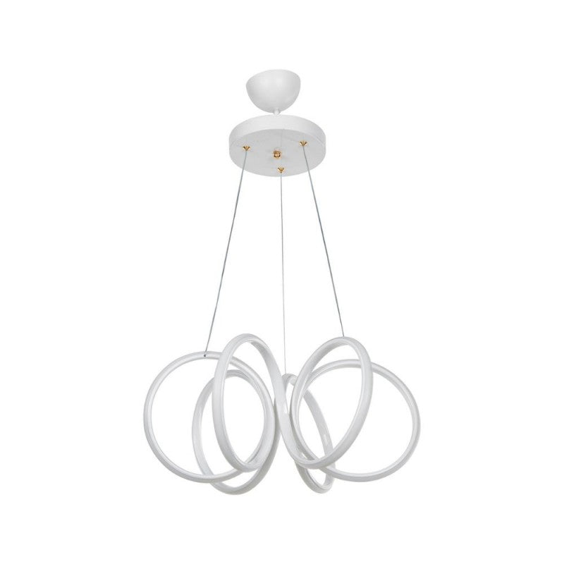 Lampada a sospensione Led forma spirale