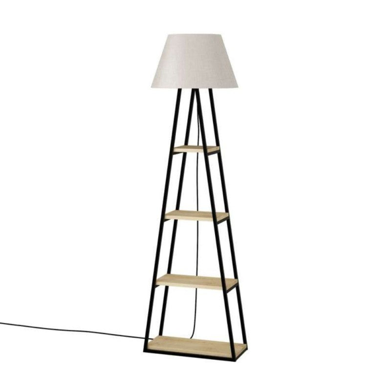 Lampada da terra struttura e paralume 50x165