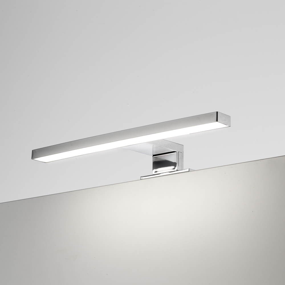 Lampada LED per bagno 300mm cromata