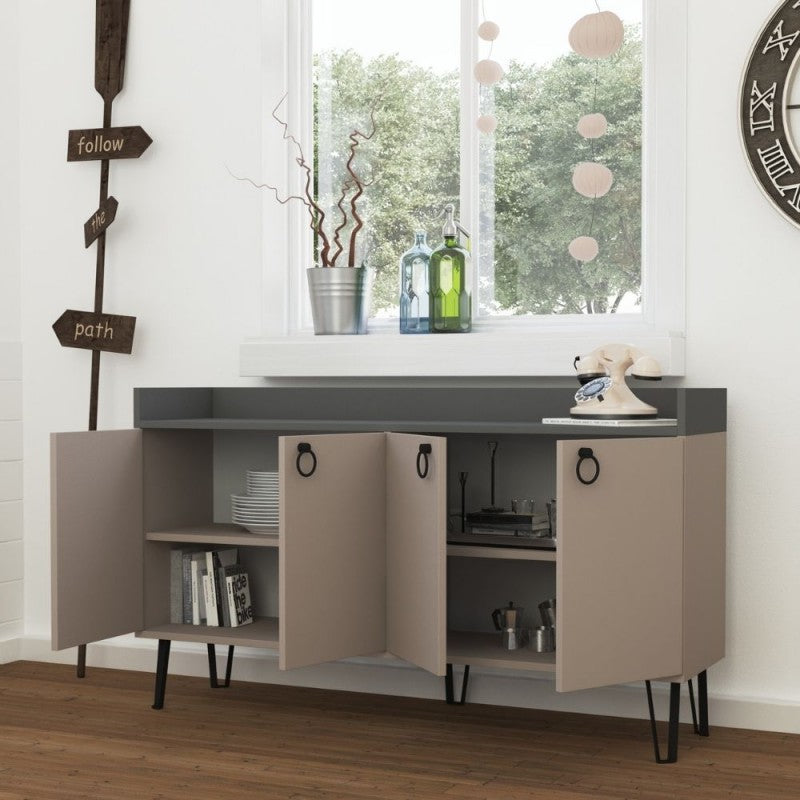 Madia  Dea 4 ante di colore Tortora antracite