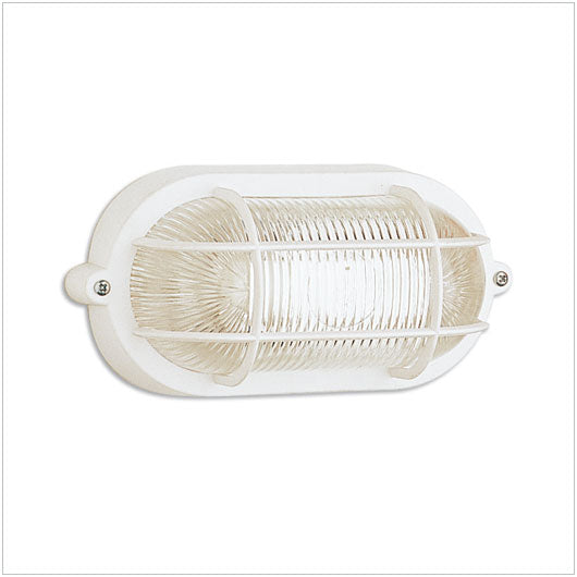 Plafoniera Turtle Ovale con Griglia - Attacco lampadina E27 – 60W Max -Impermeabile IP44 - Ideale per montaggio all’esterno modello tartaruga