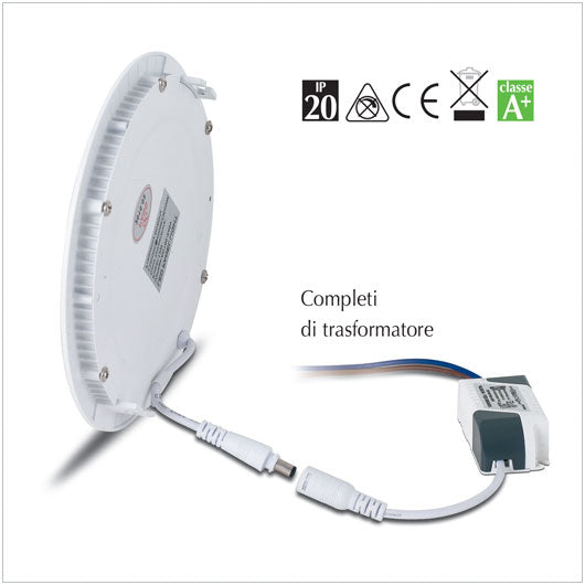 Fari Slim a Led da incasso per cartongesso Led da 24/18/12/6W