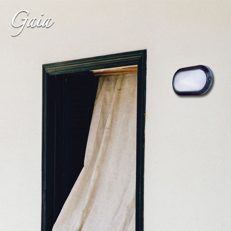 Plafoniera Gaia Ovale Struttura in policarbonato