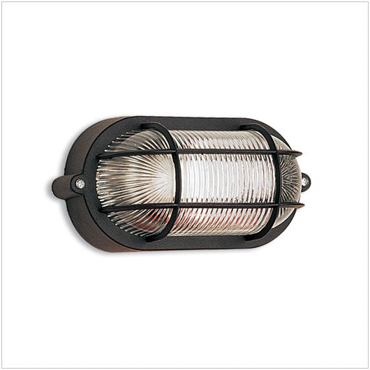 Plafoniera Turtle Ovale con Griglia - Attacco lampadina E27 – 60W Max -Impermeabile IP44 - Ideale per montaggio all’esterno modello tartaruga